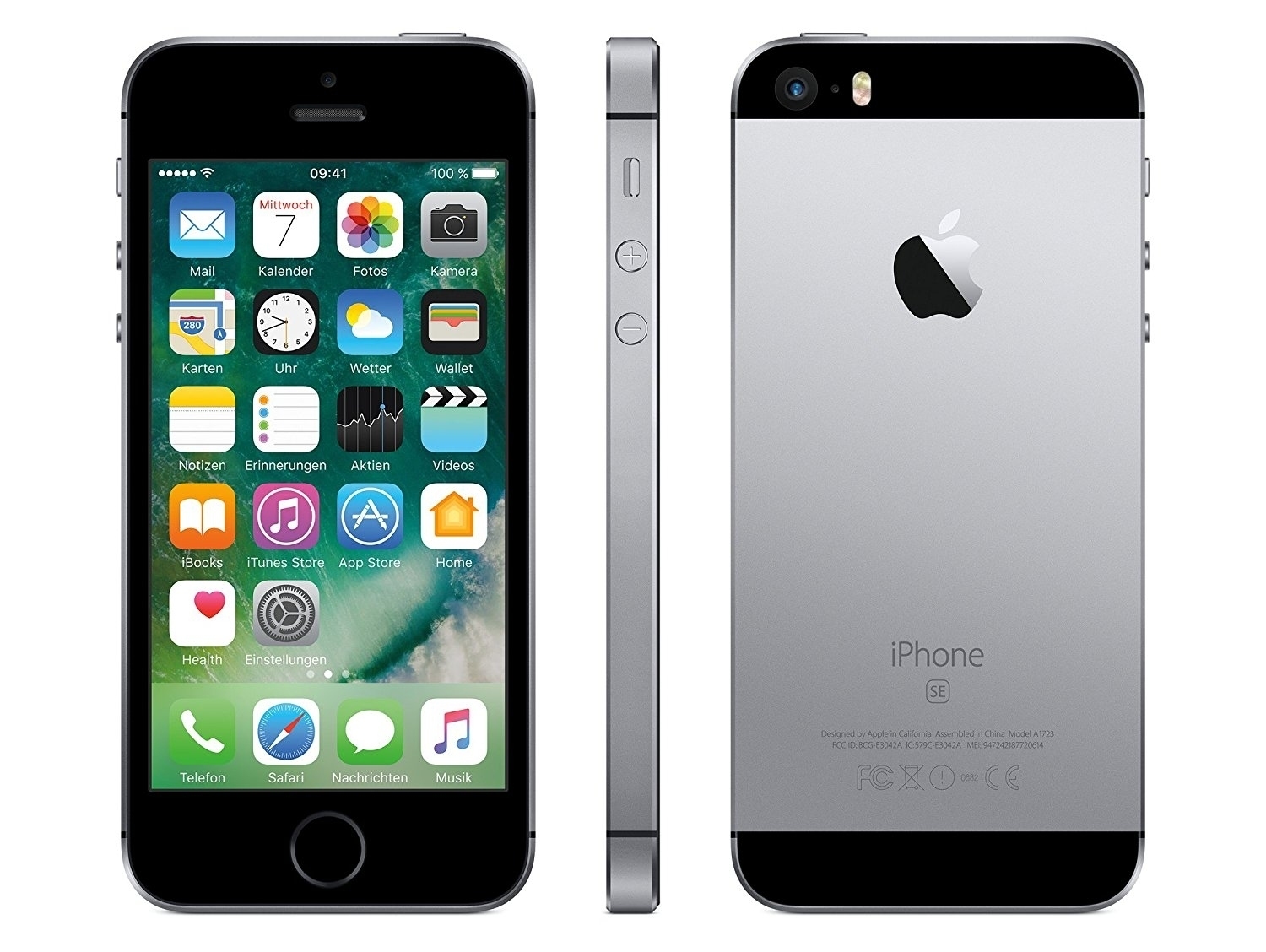Apple iPhone SE 64GB Spacegrau LTE iOS Smartphone 4" Retina Display 12